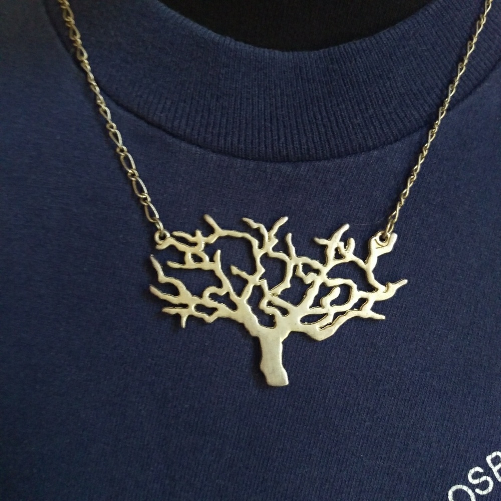 Tree Outline Necklace